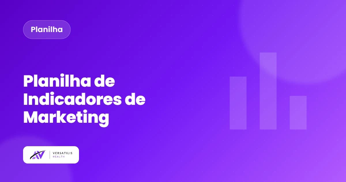 Planilha de indicadores de marketing