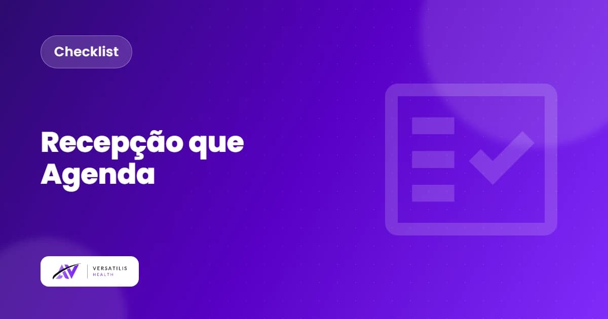 Recepção que agenda