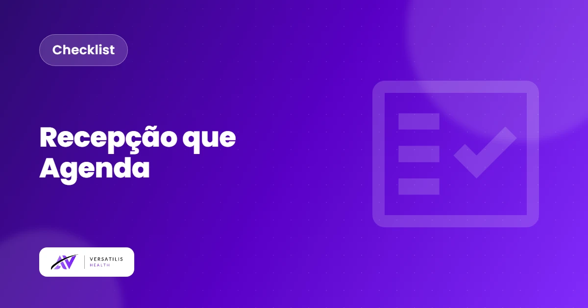 Recepção que agenda