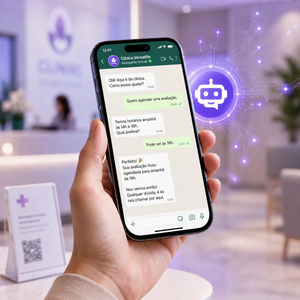 Inteligência artificial para clínicas