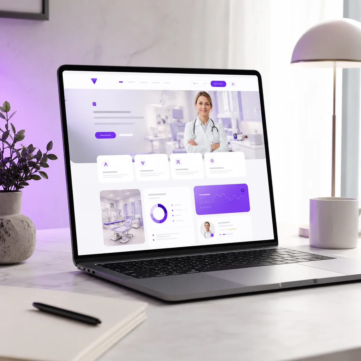 Sites e landing pages para clínicas
